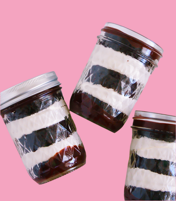 Hostess With the Mostess Layer Cake Jars