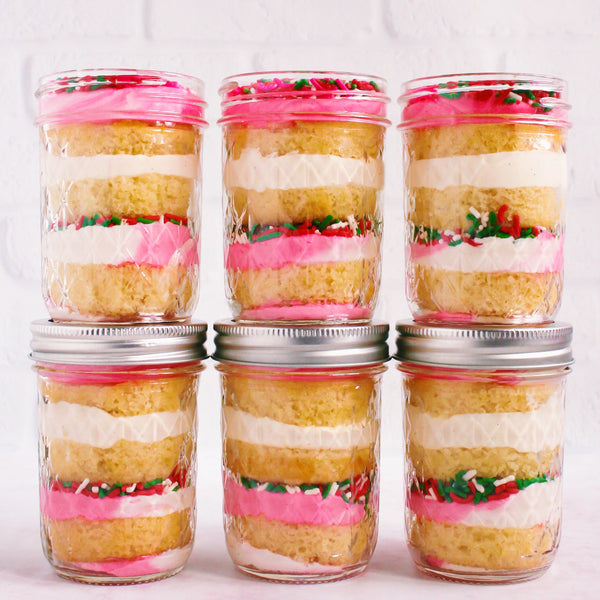 Cindy Lou Who Layer Cake Jars