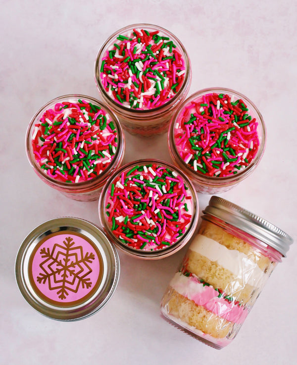 Cindy Lou Who Layer Cake Jars