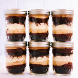 Weekend Special! Peanut Butter Bourbon Layer Cake Jars