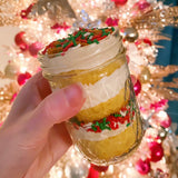 Sugar & Spice Eggnog Layer Cake Jars